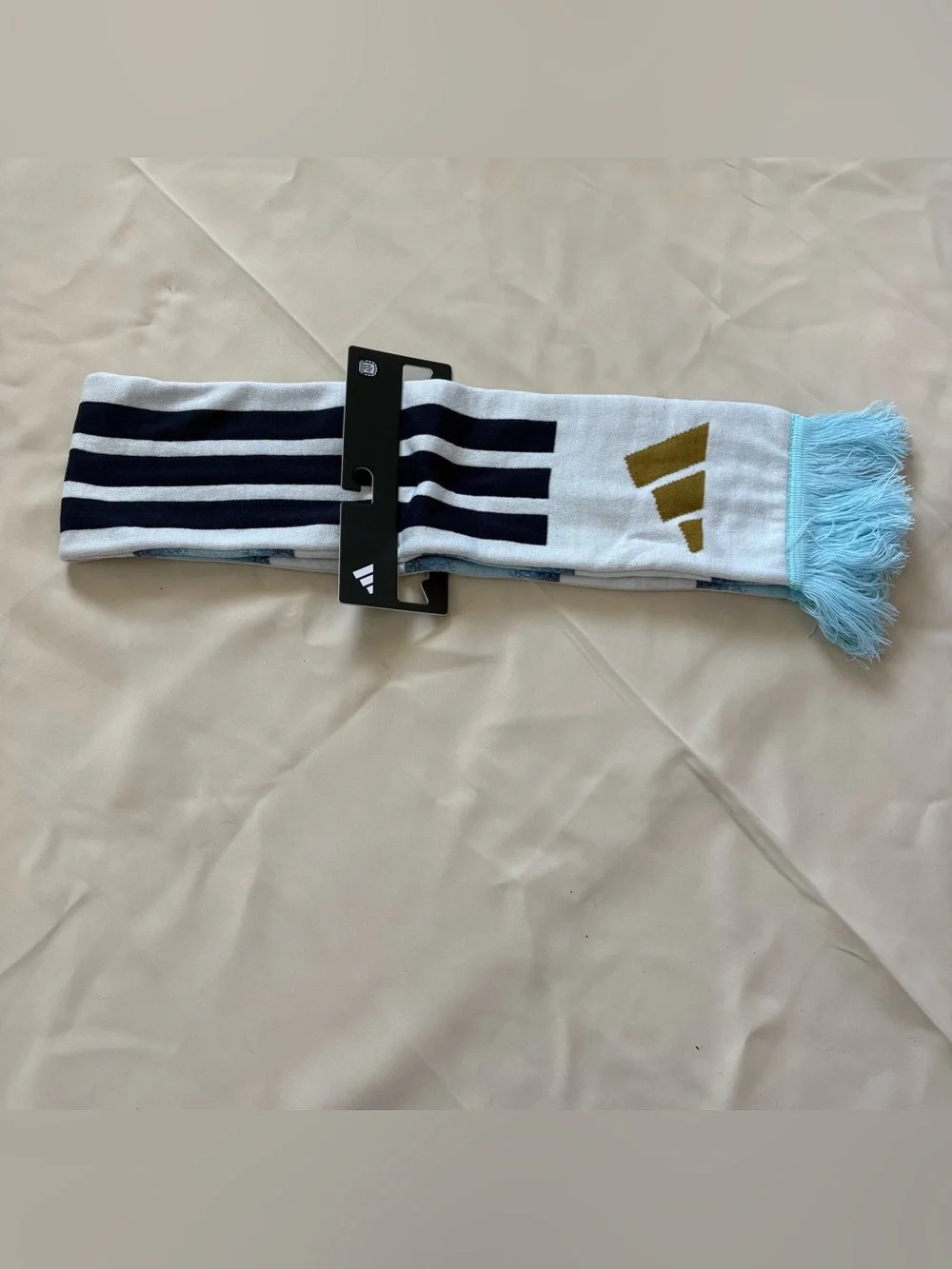 Adidas 2026 AFA Argentina Football Scarf – One Size (NWT)